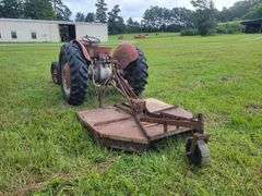 1962 MF Model 35 Tractor - Runs but need battery - Includes 5' bush hog - Description corrected based on serial number