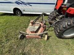 Big Bee Finishing Mower - Rear discharge, 3 Pt hitch, 5' Deck, 4 Wheels