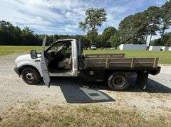 2004 Ford 350 DRW Super Duty Flat Bed Truck - Power Stroke, Diesel, Automatic, Showing 126,510 miles, Driven to sale site