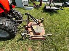 Big Bee Finishing Mower - Rear discharge, 3 Pt hitch, 5' Deck, 4 Wheels