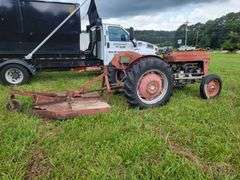 1962 MF Model 35 Tractor - Runs but need battery - Includes 5' bush hog - Description corrected based on serial number