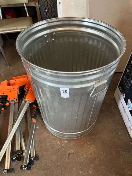 Steel Trash Can