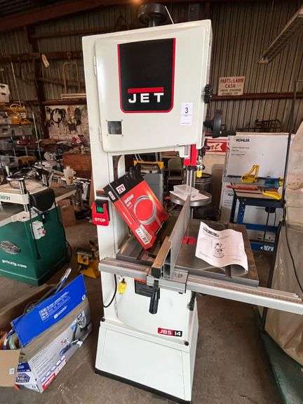 Jet Model JB514 Band Saw - Looks New, Owner's Manual, Extra Blade image
