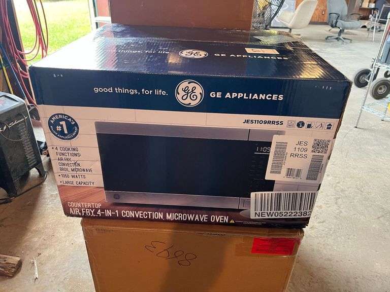 GE Countertop Air Fry 4 in 1 Convection Microwave Oven - New in Box image