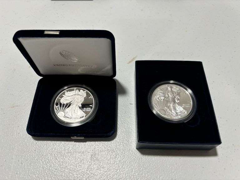 2013 and 2014 American Eagle 1 Ounce Uncirculated Coins image