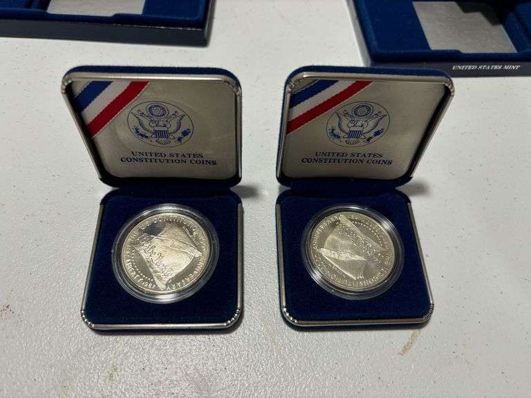 (2) 1987 Silver Dollars image