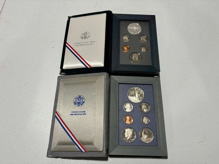 United States 1986 Prestige Set and United States Mint 1997 Prestige Set image