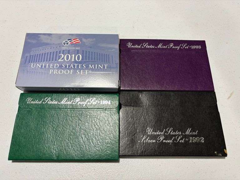 2010 U.S. Mint Proof Set, 1992-1994 U.S. Mint Proof Sets image