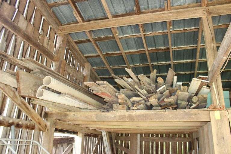 Misc. Scrap Wood, PVC Pipe, Rolled Insulation, and Misc. image
