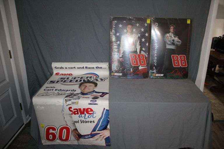 (2) Dale Earnhardt Jr. Posters and Carl Edwards Poster image