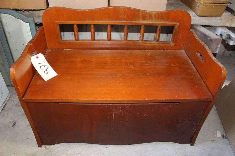 Wooden Storage Trunk image