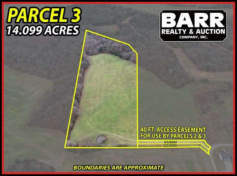 PARCEL 3: 14.099 ACRES - MOSTLY OPEN LAND - 119 JESS HOSKINSON LANE, GARFIELD, KY 40140 image