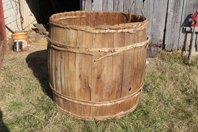 Large Wooden Barrel image