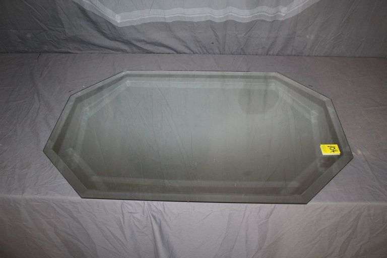 Octagon Beveled Glass Mirror image