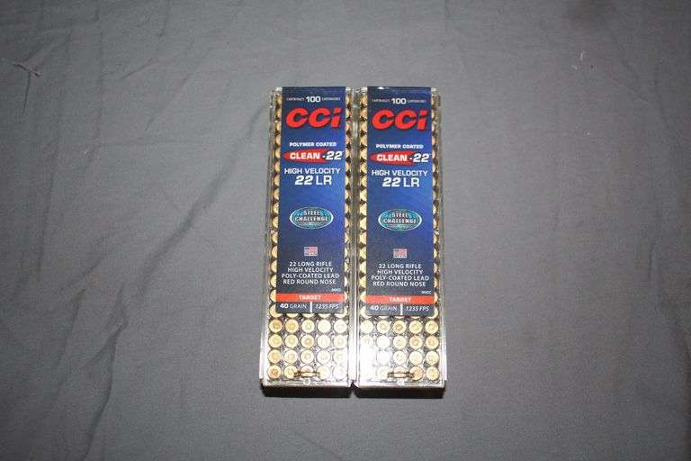 (2) Full Boxes CCI High Velocity 22 LR Cartridges image