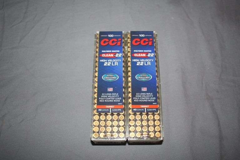 (2) Full Boxes CCI High Velocity 22 LR Cartridges image