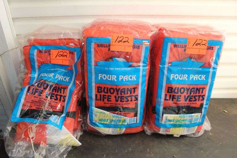 (10) Adult Chest Size 30-52 Life Jackets image