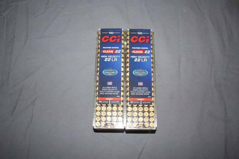 (2) Full Boxes CCI High Velocity 22 LR Cartridges image