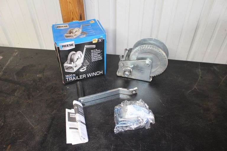 Reese Tow Power 1500 Lb Trailer Winch image