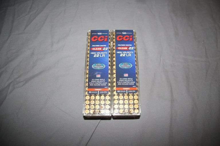 (2) Full Boxes CCI High Velocity 22 LR Cartridges image