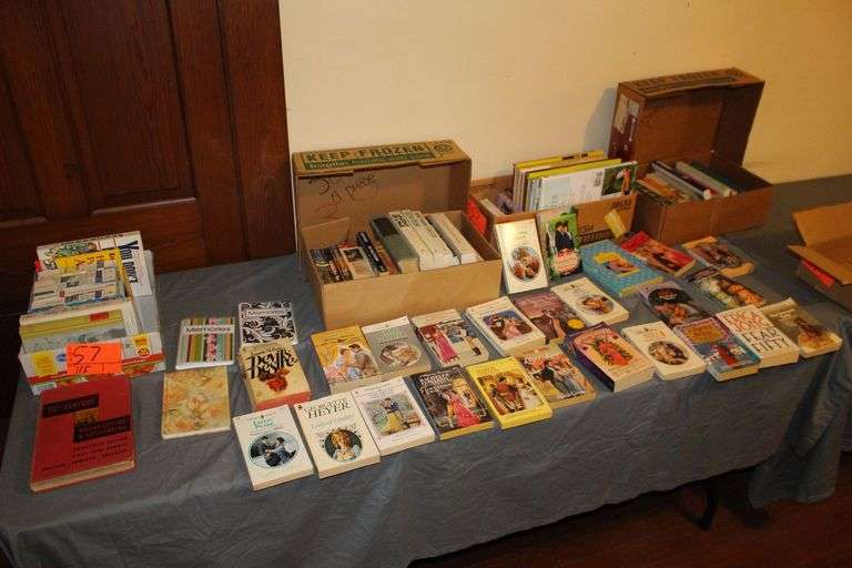 Harlequin Regency Books, Anne Rivers, Cook Books, and Misc. Books image