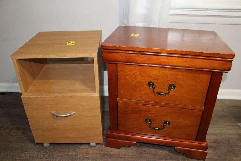 Single Drawer Cart and (2) Drawer End Table image