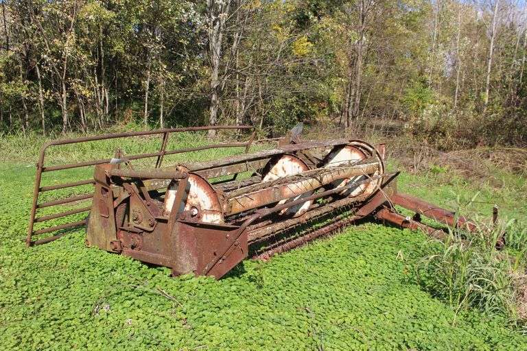 International Harvester Hay Bine and 9 Ft. 9 In. Gate image