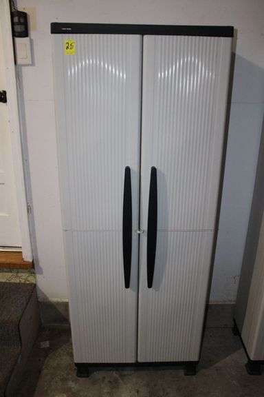 2 Door Black and Decker Plastic Storage Cabinet image