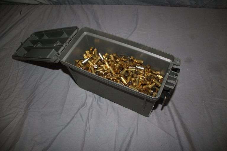 Plano Plastic Army Box, and 9mm Hulls image