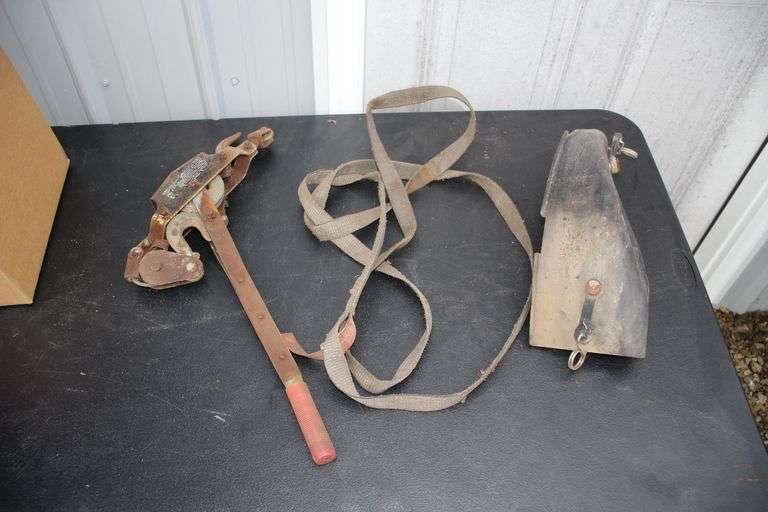 Ratchet Come-Along, Lifting Strap, and Misc. image