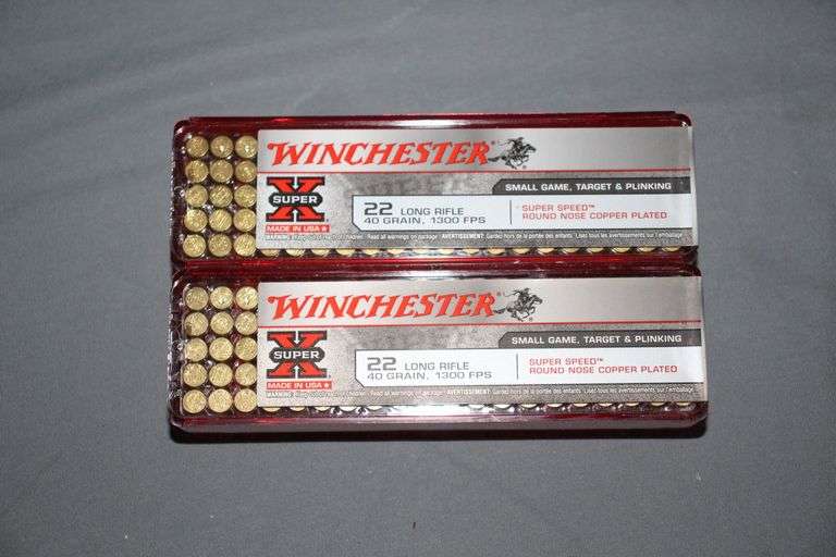 (2) Full Boxes 22 LR Winchester Super X Shells image