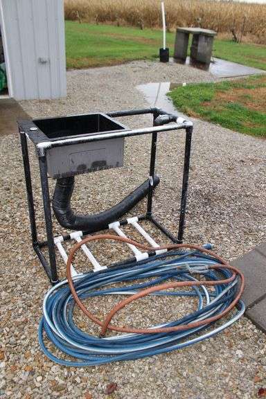 Outdoor Utility Sink with (2) Garden Hoses image