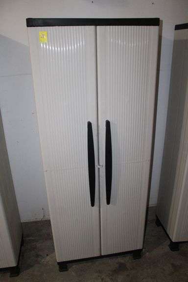 2 Door Black and Decker Plastic Storage Cabinet image