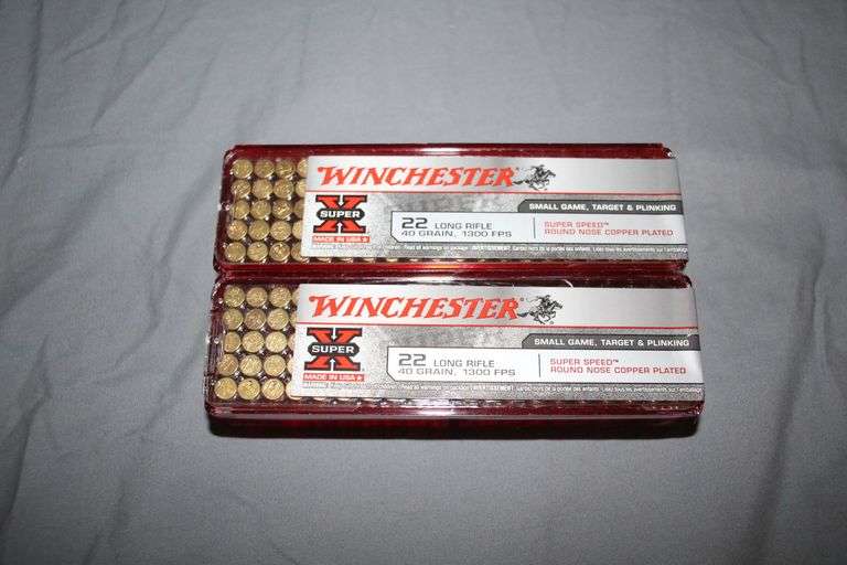 (2) Full Boxes 22 LR Winchester Super X Shells image