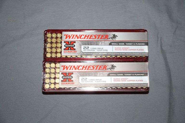 (2) Full Boxes 22 LR Winchester Super X Shells image