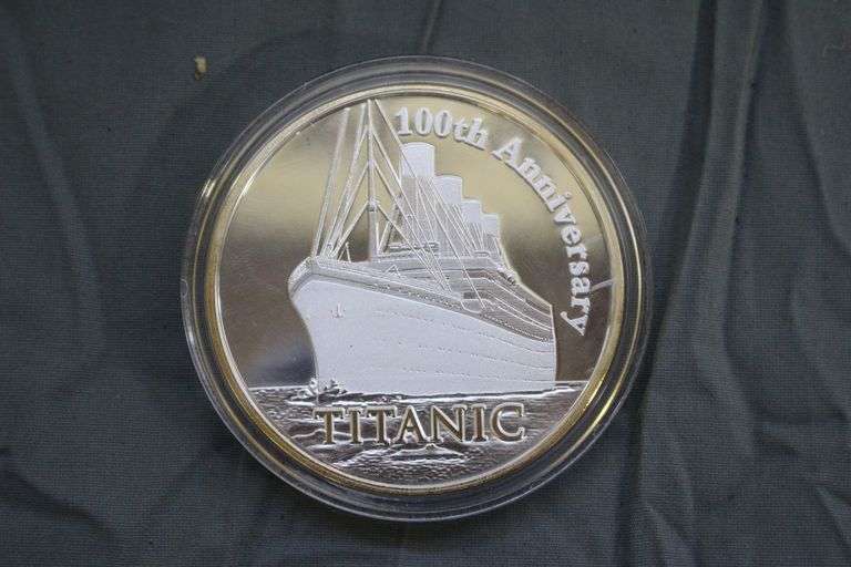 100 Anniversary Commemorative Proof Titanic Coin image