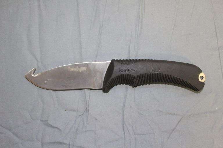 Kershaw Fixed Blade Knife with Gut Hook and Sheath image