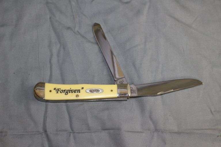 Case XX Tested XX 3254 SS 2 Blade Yelo Trapper Pocket Knife image