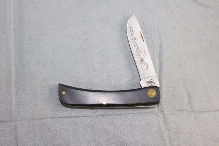 Case XX "Sod Buster Jr" 2137 SS Black Single Blade Pocket Knife image