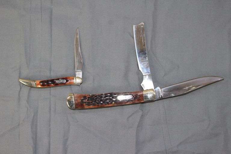 Rough Ryder 440 Single Blade Toothpick Pocket Knife and Rough Broder RR072 2 Blade Pocket Knife image