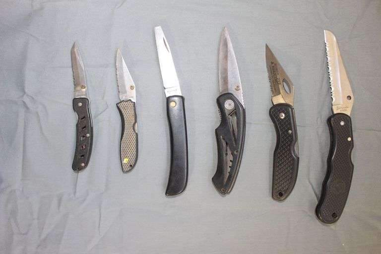 (6) Single Blade Pocket Knives image
