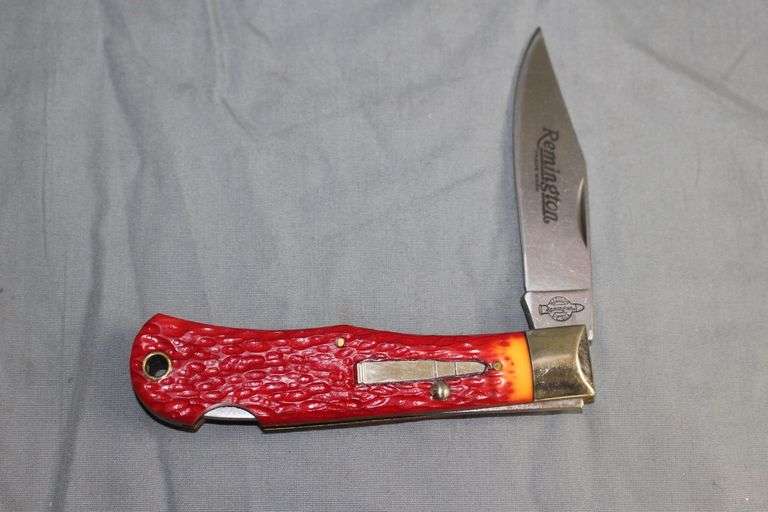 Remington Delrin Lockback New Tang Stamp Series Single Blade Pocket Knife image