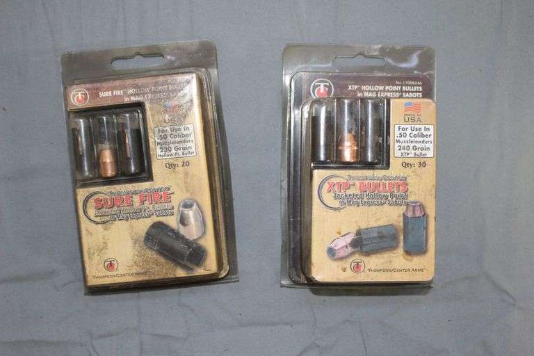Thompson Center .50 Caliber 240 Grain XTP Jacketed Hollow Point Bullets in Mag Express Sabots and Thompson Center .50 Caliber 230 Grain XTP Jacketed Hollow Point Bullets in Mag Express Sabots image