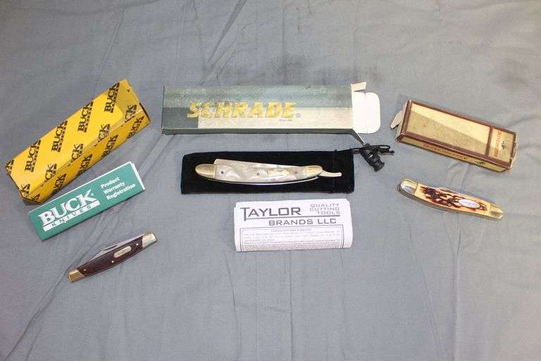Kissing Crane Toothpick Single Blade KC3124 Pocket Knife, Silver Select Rough Rider 3 Blade Pocket Knife, and Boker Tree Brand Classic 4 Blade Pocket Knife image