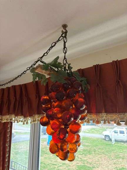 Vintage Grape Chandelier Light image