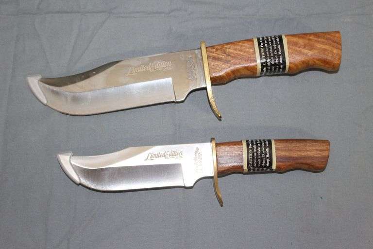 Uncle Henry Limited Edition 2016 (2) Fixed Blade Knives with Sheaths in Tin Case image
