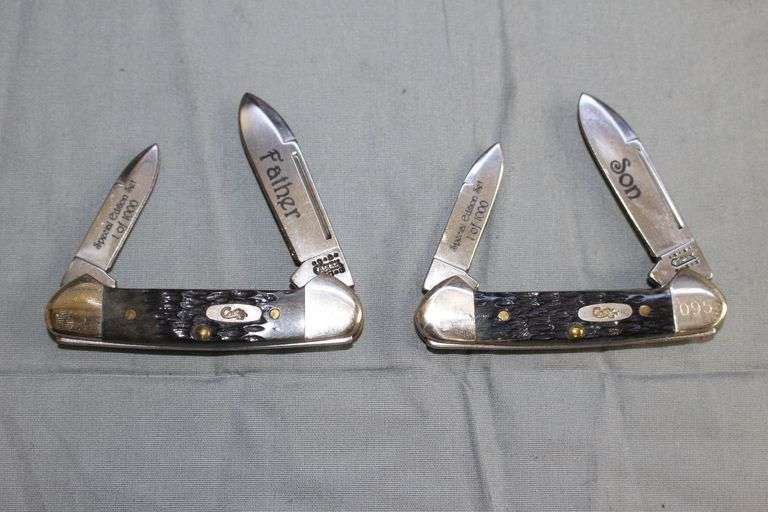 Case XX "Father & Son Knife Set" (2) 63132 SS 095 2 Blade Pocket Knives image