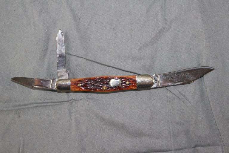 Case Brothers Case XX 6383 WH SS Chestnut Bone 3 Blade Pocket Knife image