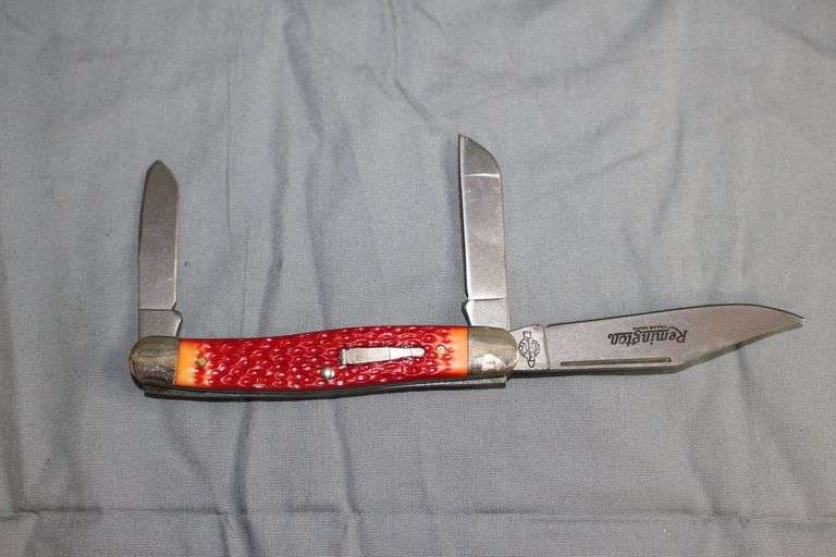 Remington Stockman Knife New Tang Stamp Series 3 Blade Pocket Knife image