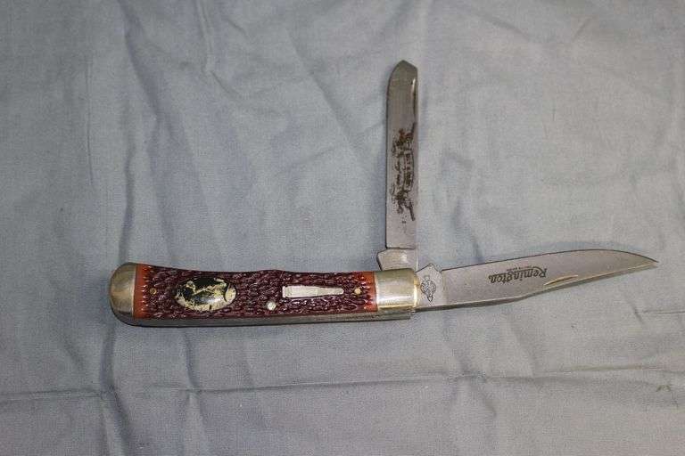 Remington "Riders of the Silver Screen" Hopalong Cassidy 2 Blade Pocket Knife image